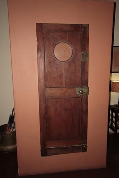 Doors salvaged from the wreck of the S.S.Timavo were built into the original building of the lodge in the early 1940’s.